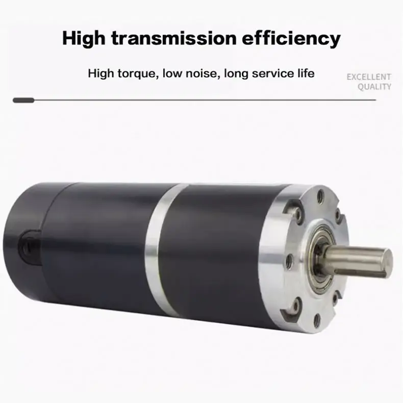 2026High Torque 12v24V DC Motor with 60PG60S Keyway 60mm Max 400KG Brushed Planetary Gearbox Reduction Variable Speed 12mm Shaft