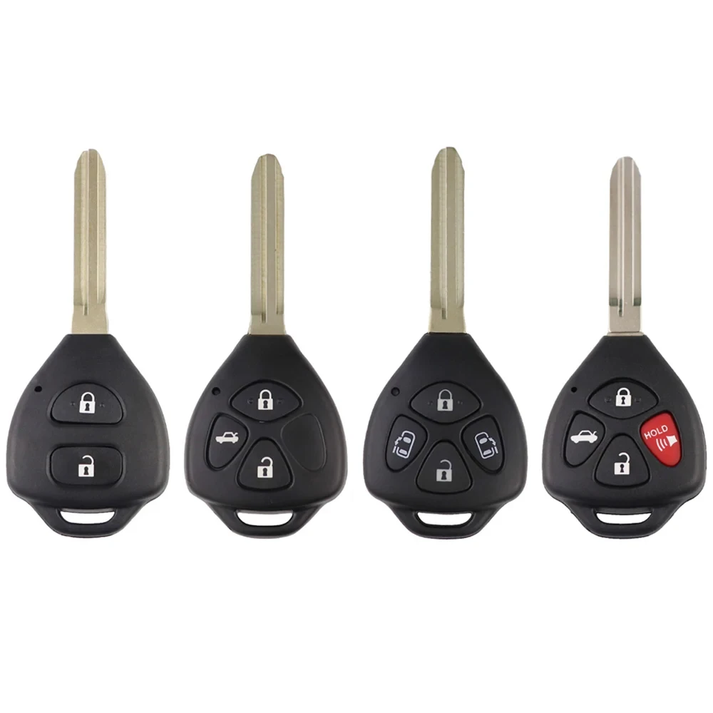 YIQIXIN Modified Flip Remote Car Key Shell For Toyota Corolla Camry RAV4 Avlon Crown Reiz Yaris 2013-2018 No Logo 2/3/4 Buttons