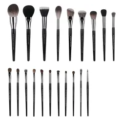 Animal Hair Makeup Brush Full Set Eye Shadow Brush Nose Shadow Brush Smudge Brush Concealer Brush Set Professional Makeup Tools