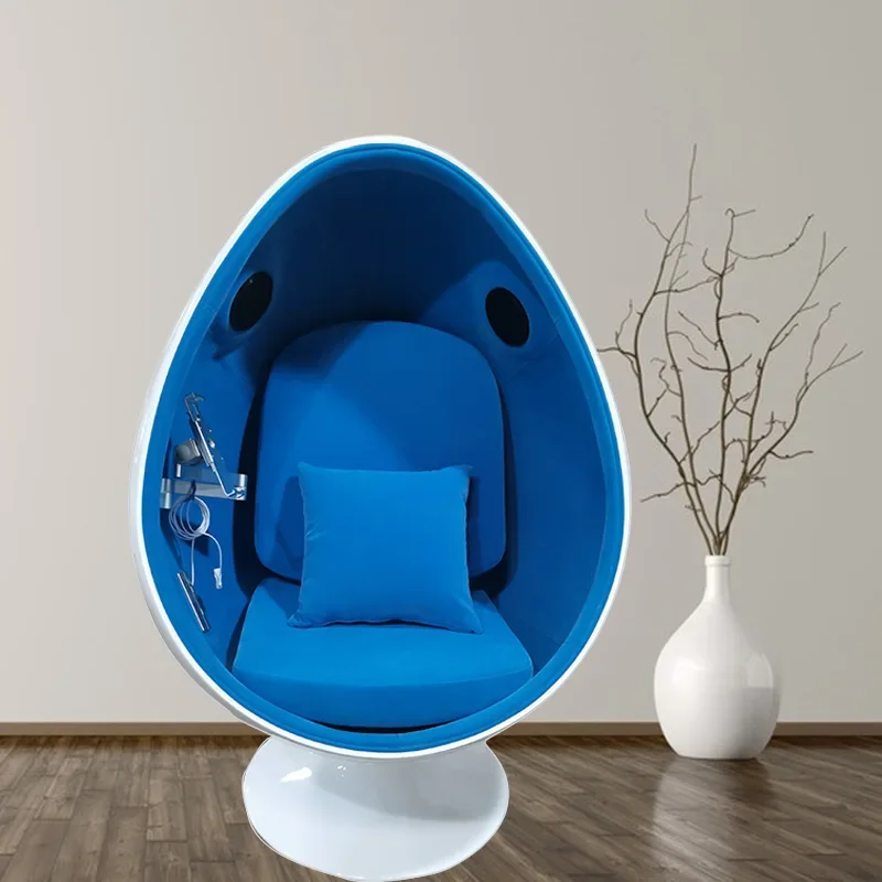 Designer Space Sofa Chair Single Nordic Creative Fiberglass Leisure Round Ball Rotating Bubble Eggshell