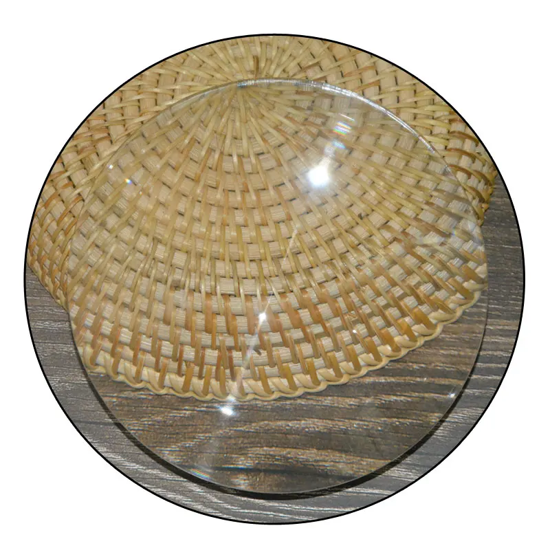 Imagem -03 - Pmma Foco Solar Lente Fresnel Holofote Circular Lupa Concentrador Comprimento Focal 1202000 mm 300 mm