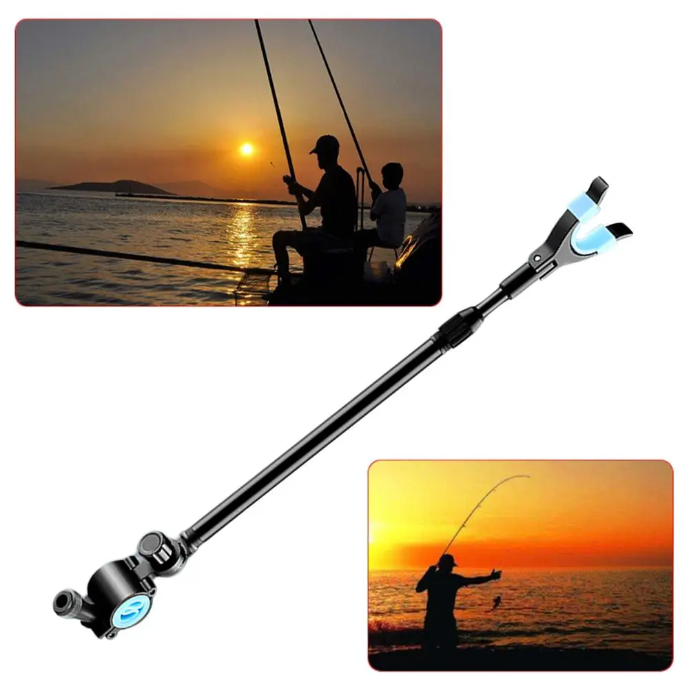 

Fishing Tackle Adjustable Portable Fishing Pole Stand Telescopic Stretched Brackets Fishing Rod Holder