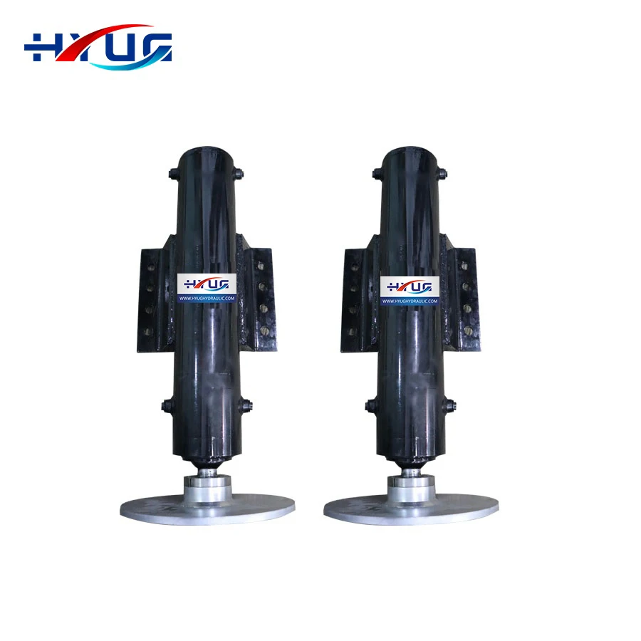 Hydraulic Leveling System, 12V DC Steel Telescopic Double Acting Cylinder, 100kg Outrigger Stabilizer Legs for RV Camper Caravan