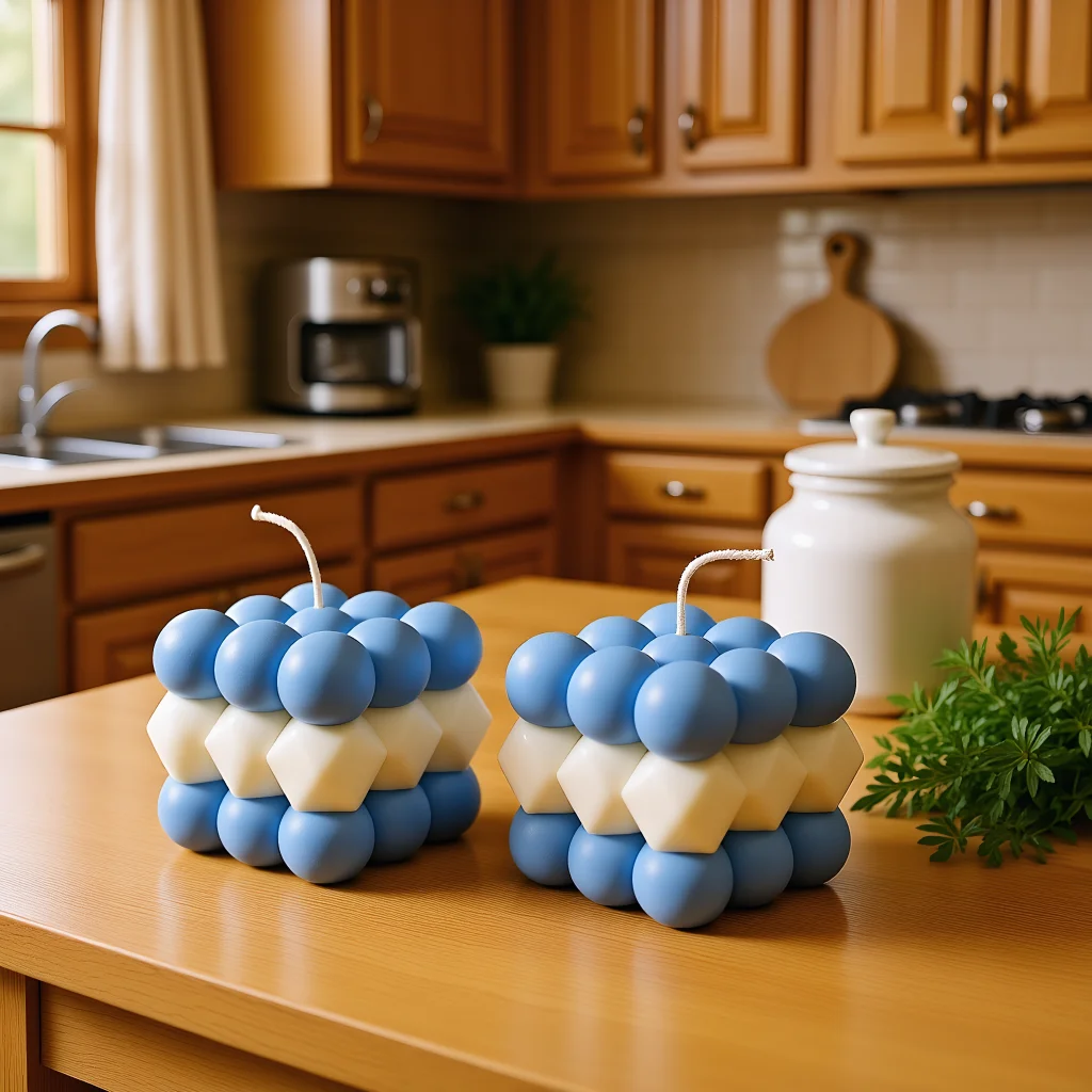 

DIY Scented Candle Silicone Mold Handmade Gifts Magic Ball Diffuser Stone Fragrance Ornament Home Decor Molds for Candles Making