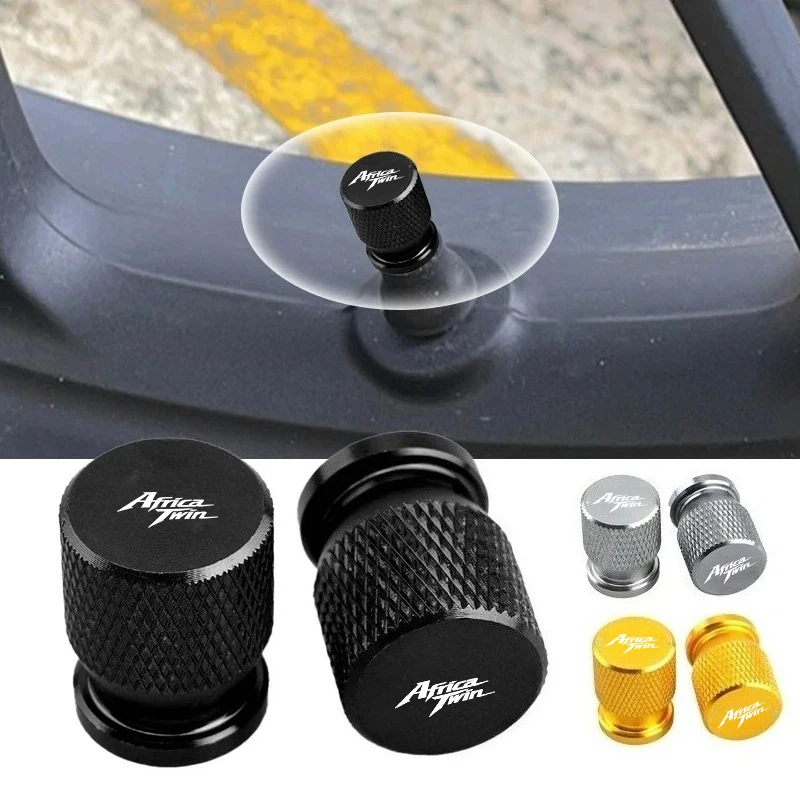 

For HONDA Africa Twin CRF 1100 1000 L CRF1100L CRF1000L Motorcycle Tire Valve Air Port Stem Cover Caps CNC Accessories