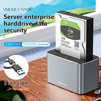 Blueendless 2.5 3.5 Inch SAS/SATA  Hard Disk External Case Sata to USB 3.0 Hdd Docking Station Hdd Caddy Sata Hdd Case 3.5