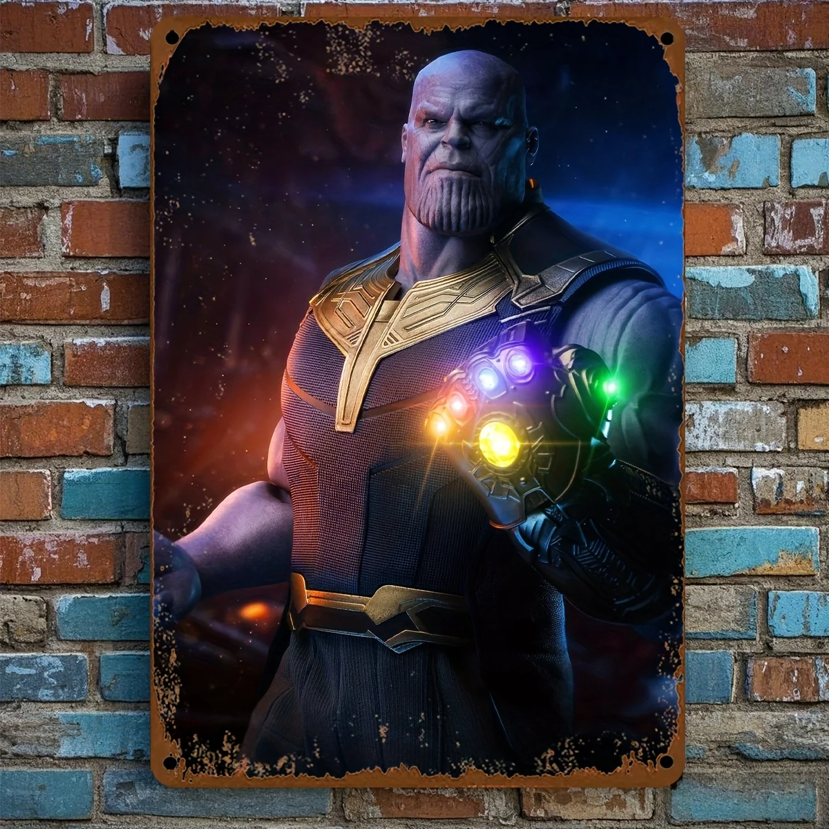 Marvel Tin Sign Wal… - image