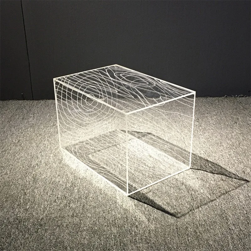 Einfacher transparenter Acrylrand