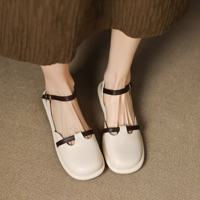 

Non-slip Round Toe Sandals Shoes Ladies Casual Summer Hollow Beach Elegant Shoes Korean Fashion Party Shoes Woman Design