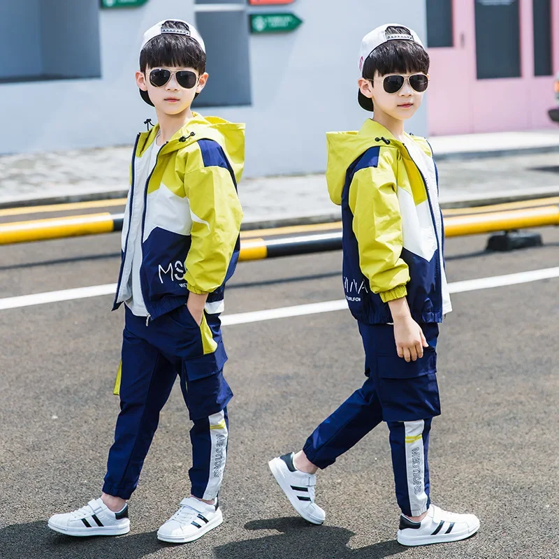 Fashion Toddler Baby Boy Girls Casual Clothes Set Outfits Spring Autumn Boys Sports Clothes Tracksuit Suits For Kid Clothing