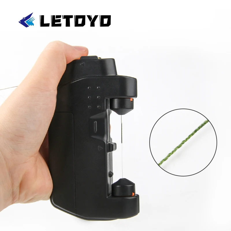 

LETOYO Hot Electric Knotter Fishing Tools ASSIST GT PR FG Knot Knotting Machine Fishing Bobbin Winder Lines Japan Knot Tool