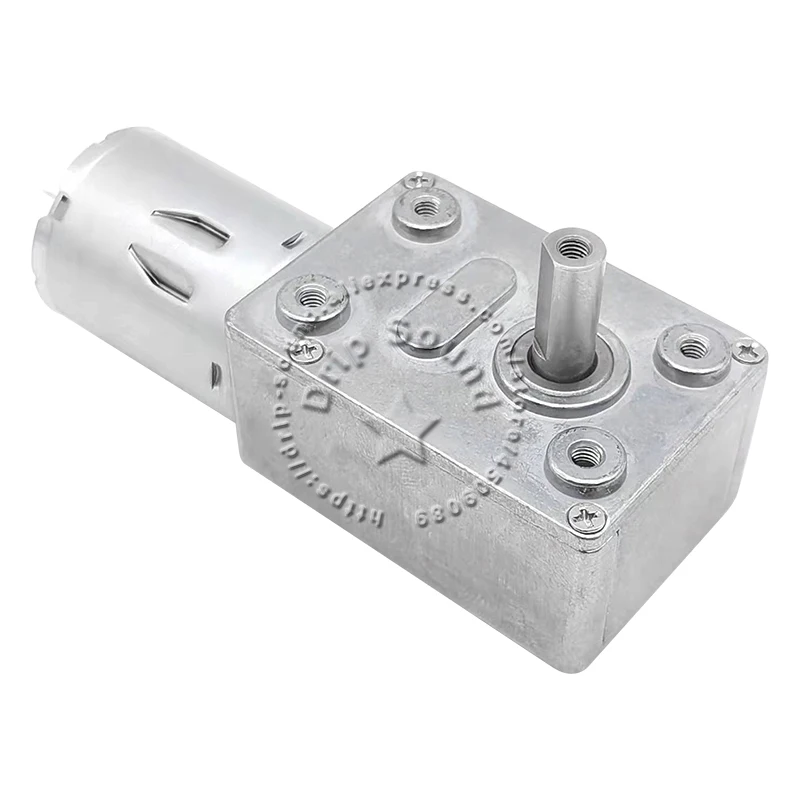1pcs DC6V 12V 24V JGY370 Large Torque Turbo Worm Speed Reduction Gear Motor with Full Metal Gearbox Self-Lock