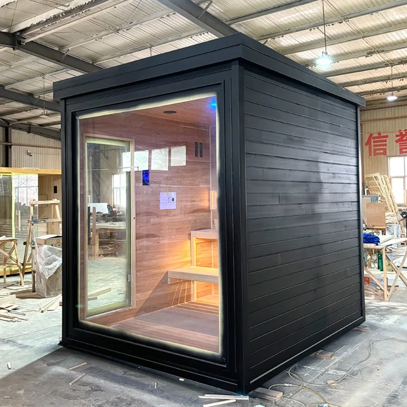 The Factory Sells Modern Outdoor Luxury Sauna Steam Room for 4-8 Persons