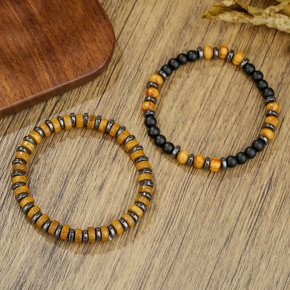 New Simple Men's Jewelry Natur - Mens Fashion Combination 评论和价格