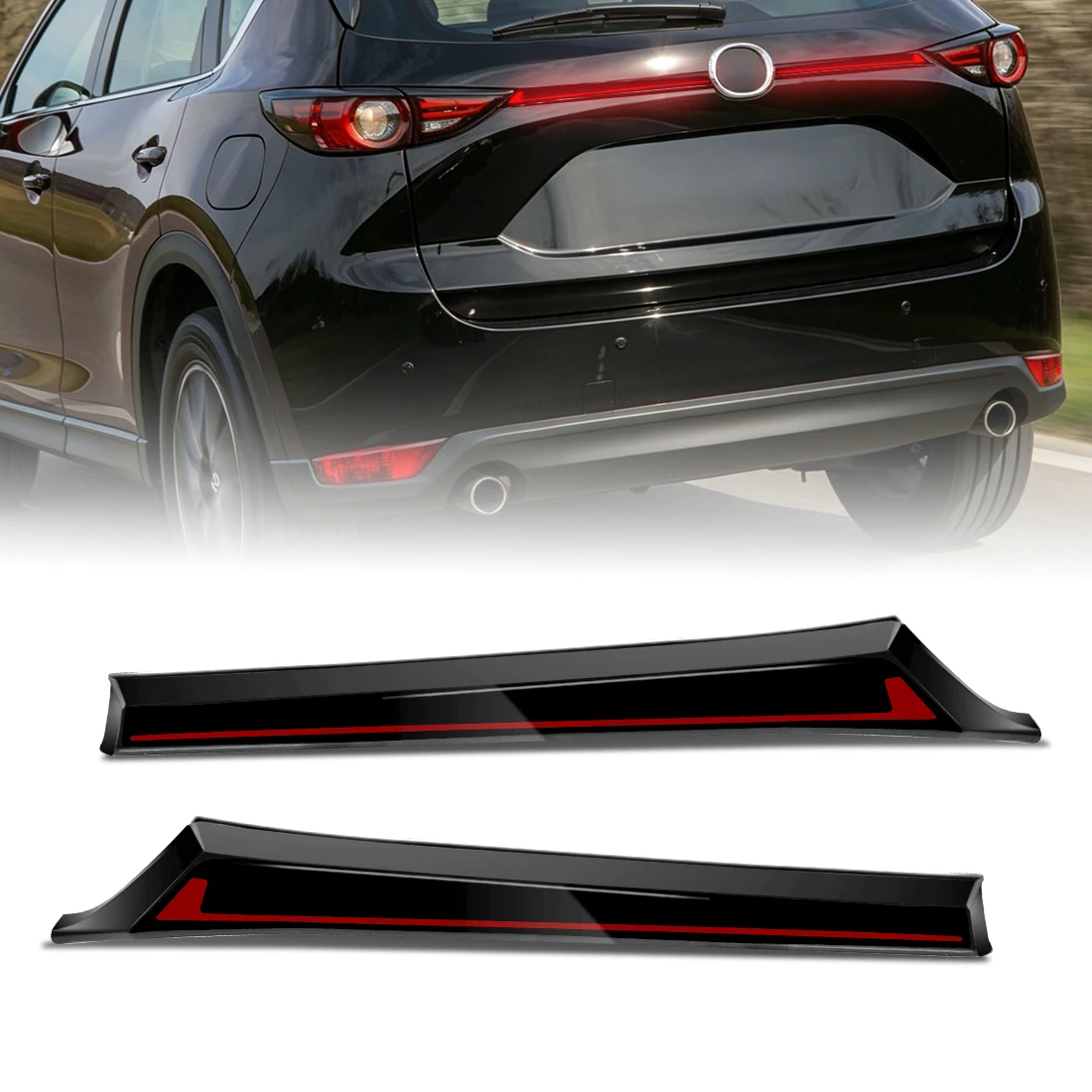 

LED Brake Tail Lamp For Mazda CX-5 2022 2023 2024 2025 Rear Bumper Trunk Tail Light Flowing Turn Signal Lamp Car Accessories