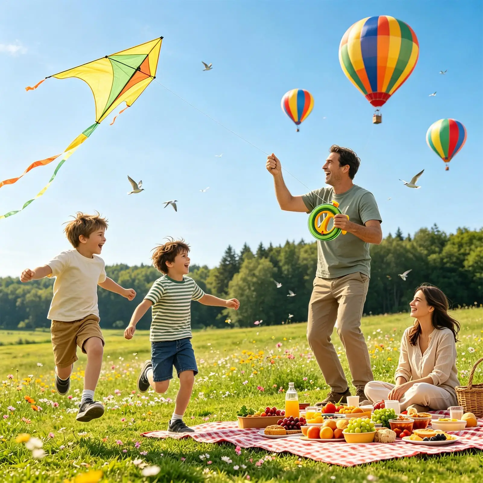 Kite Winder Flying String Fixation Spool Flying Kite Line Winder For Adults Kids Garden Outdoor Backyard Park Beach Field