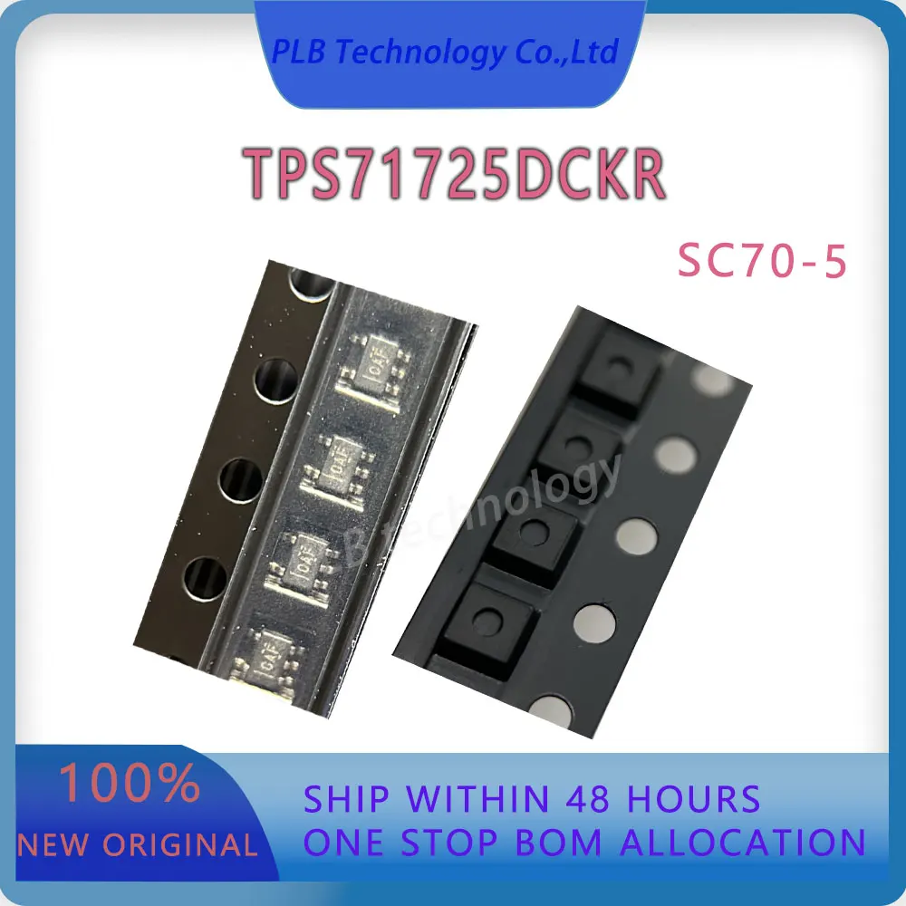 TPS717 TPS71725 Integrated circuit TPS71725DCK 150mA, high PSRR low-IQ LDO Voltage Regulators Original SC70-5 Electronics