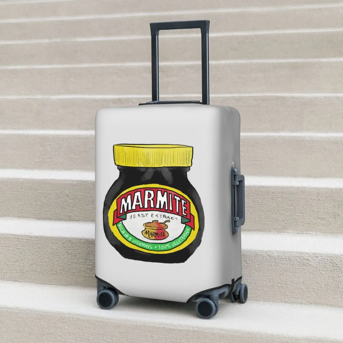 

Marmite Suitcase Cover Protection Elastic Travel Luggage Protector Covers for 18-32 Inch