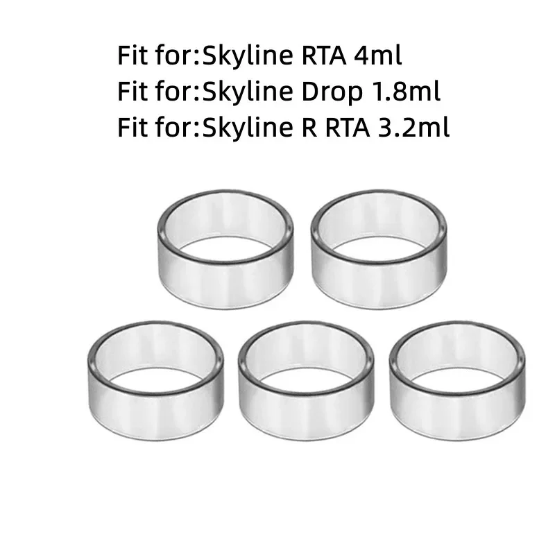 

5PCS YUHETEC Glass Tube for Skyline RTA Skyline Drop Kit Skyline R RTA MTL V2 Glass Tank