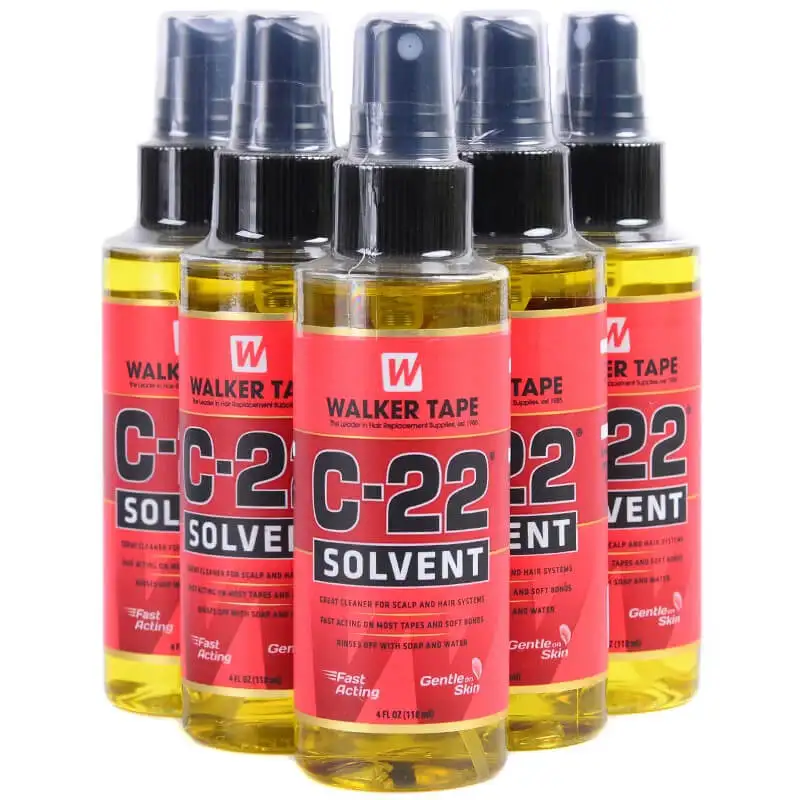 Walker Tape C-22 Hair Solvent Spray Remover For Tape Hair Extensions/Toupee/Lace Wigs 4FL OZ(118ml) Tape Hair Remover Adhesive