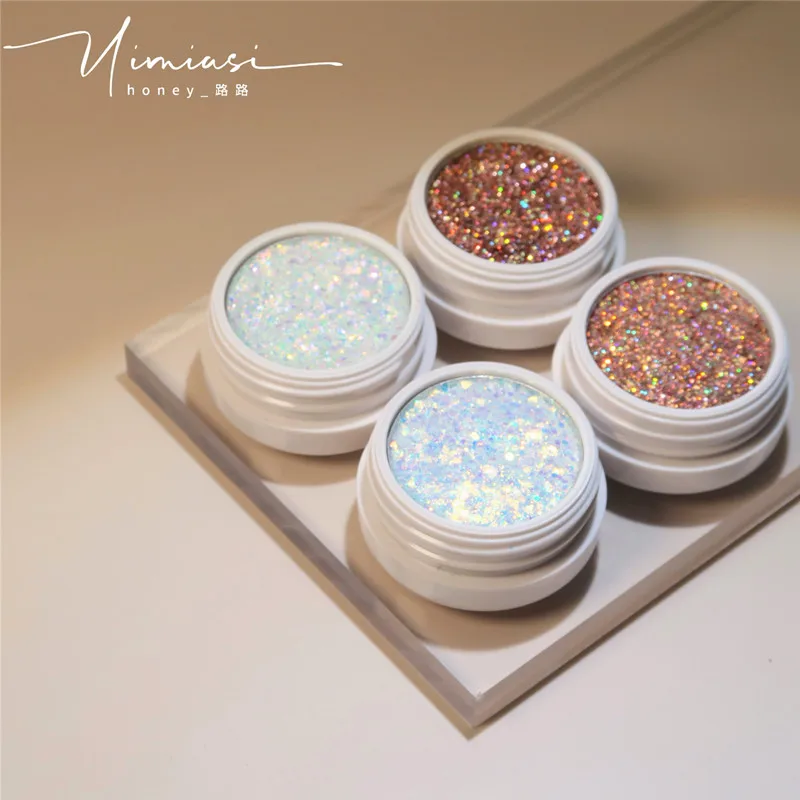 بريق لون واحد عينيه الماس كبير الترتر اللؤلؤ الترتر العين رفع هلام طويلة الأمد المبهر الرقص مرحلة ماكياج العين