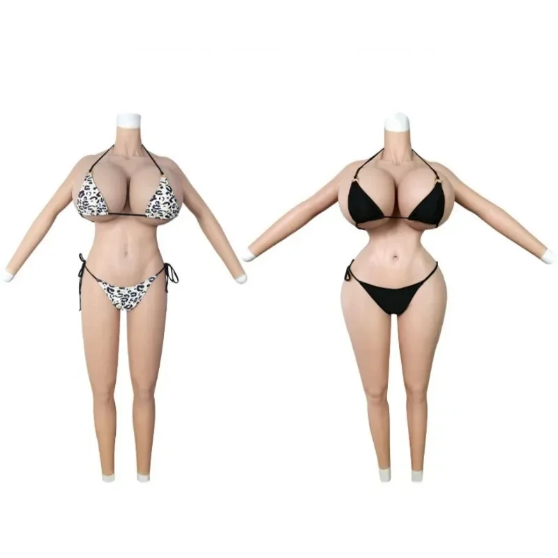 Breast Boosting Fat Buttocks Jumpsuit Fake Chest False Vagina Set Disguised As S Cup Silicone Clothing