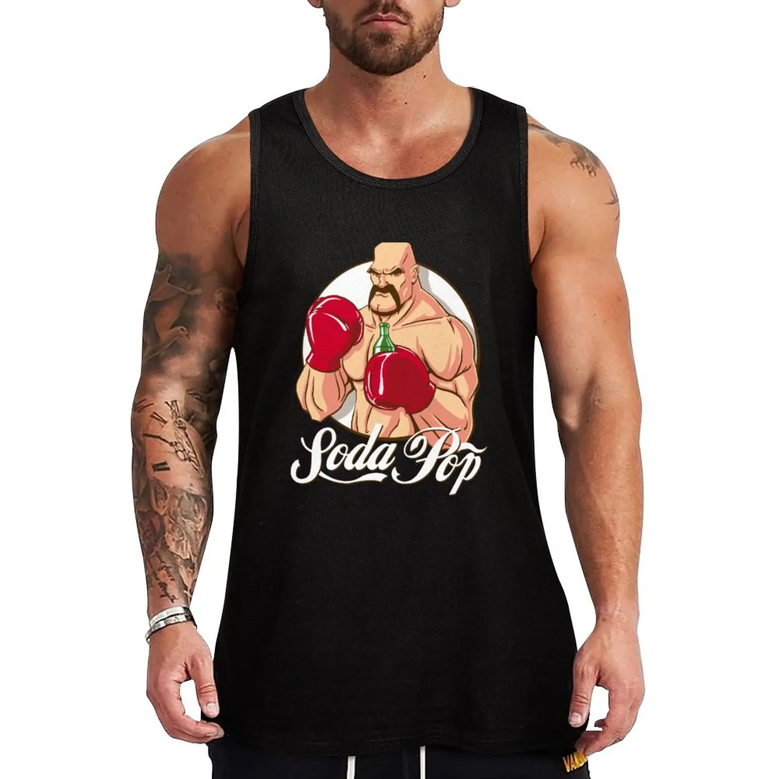 Soda Pop Tank Top anime top Bodybuilding clothing man bodybuilding men