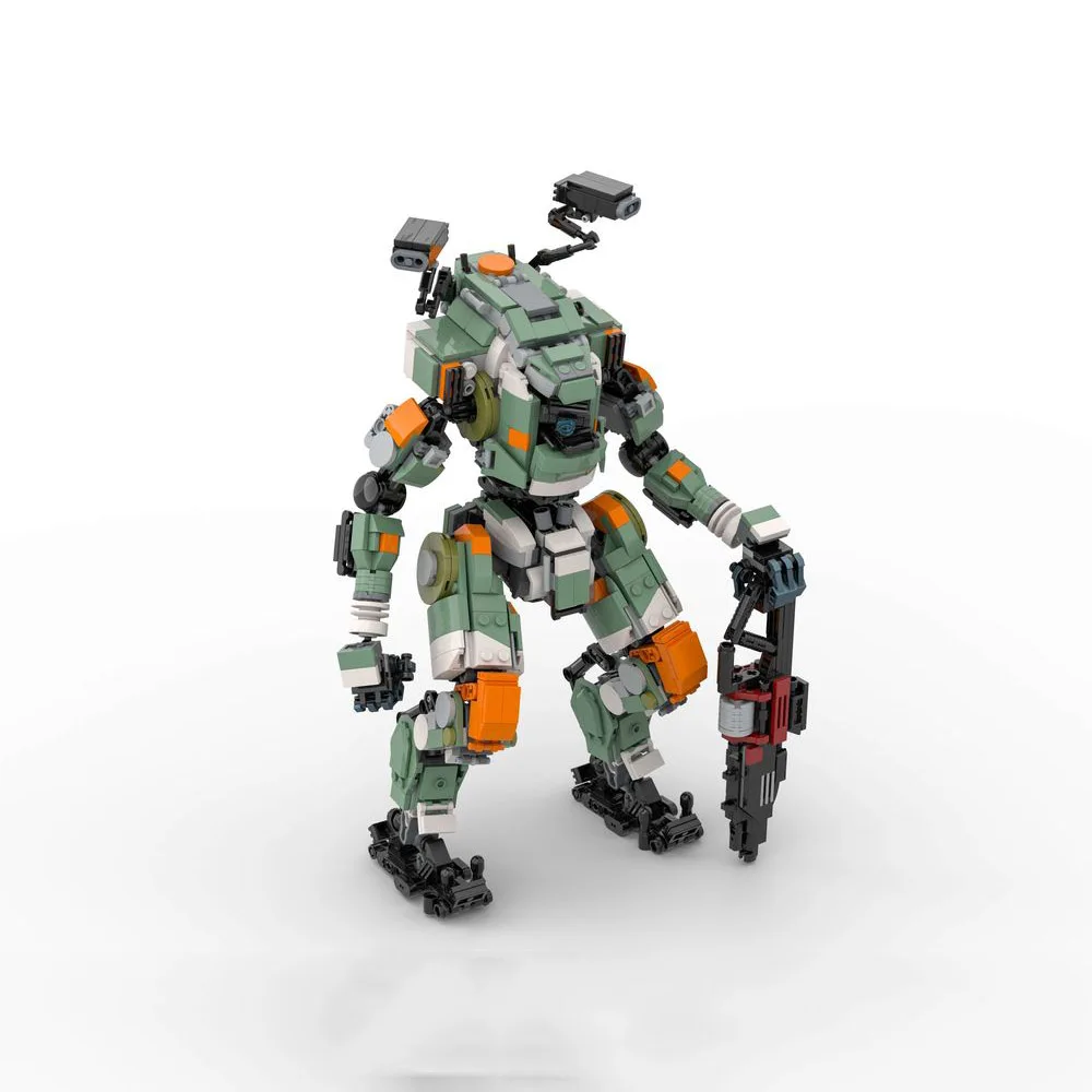 

Fall Mecha MOC Creative Action Figures War Series BT-7274 Pioneer Level Titan Building BlocksBoy Friend Toys Christmas Gifts