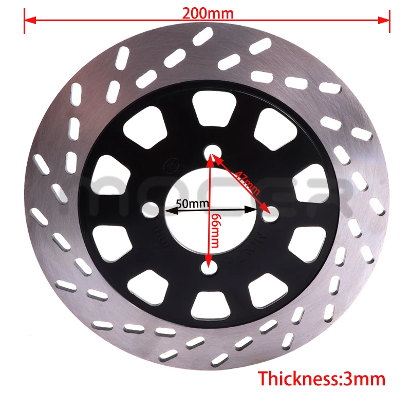 ATV 200mm Brake Disc Rotor For 50cc 70cc 90cc 110cc 125cc 250cc GY6 Scooter Dirt Pit Bike Motorcycle Buggy Quad Bike Parts