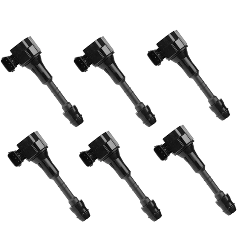 6Pcs Ignition Coils For NISSAN Altima Maxima Pathfinder Xterra Quest 3.5L 4.0L 22448-8J115 C1406 5C1403 UF349