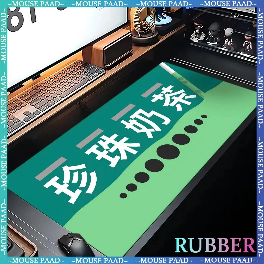 

Simple Kawaii Pearl Milk Tea Keyboard Mouse Pad Girls Laptop Pad Mouse Pads Company Computer Gamer Gaming Desk mat Game Keyboard