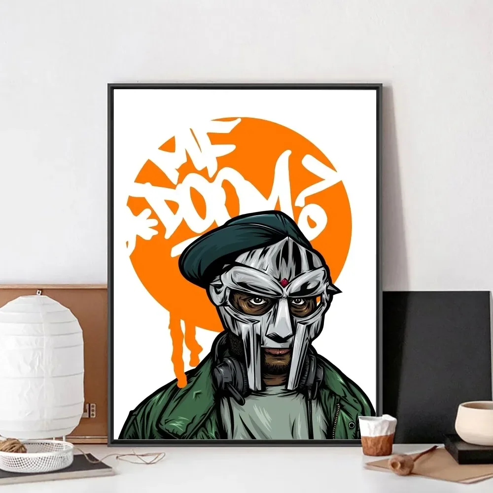 MF Doom Comic Poster No Framed Poster Kraft Club Bar Paper Vintage Poster Wall Art Painting Bedroom Study Stickers