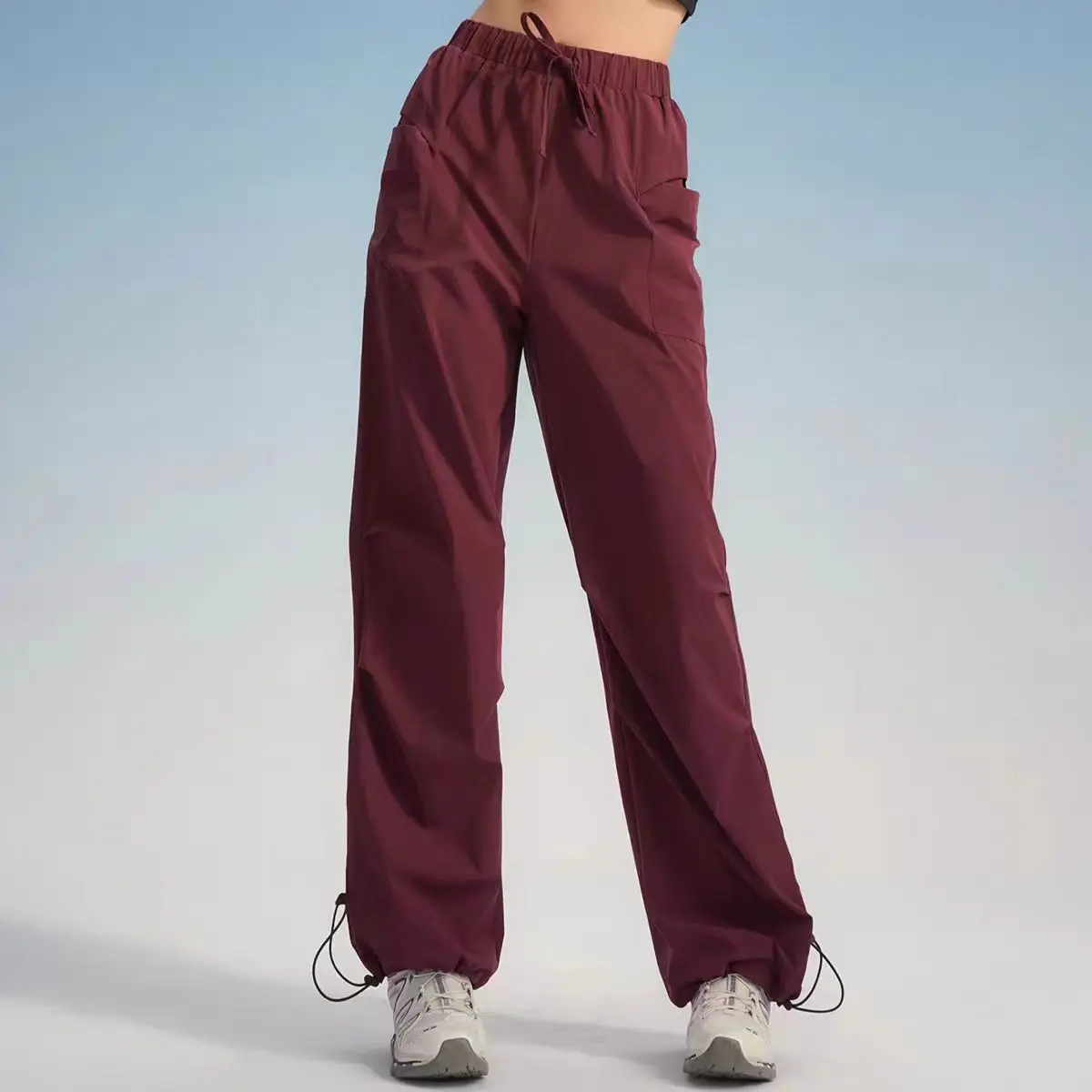 Women's High Waist Baggy Trousers, Streetwear, Cargo Pants, Vintage Fashion, Female Loose Sweatpants, Wide Leg, Casual Sports Pa