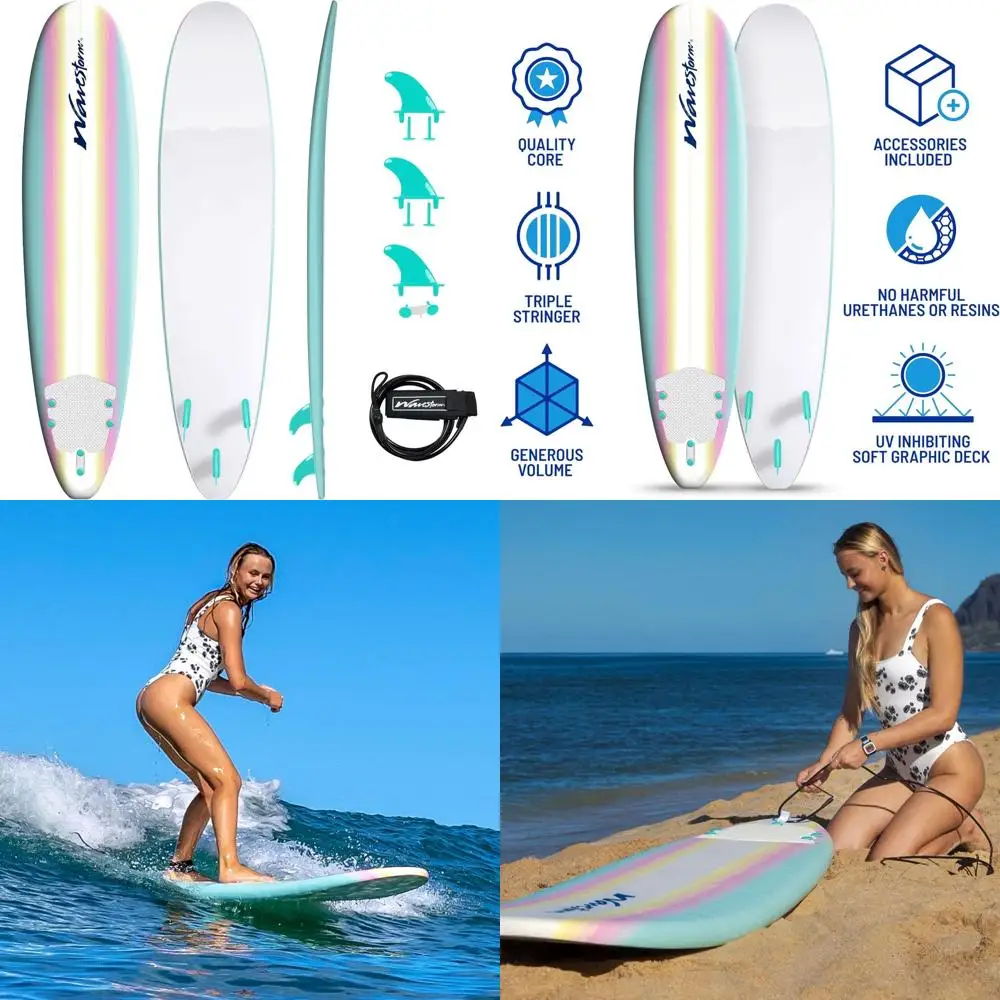 

Vintage Style Top Quality 8ft Surfboard