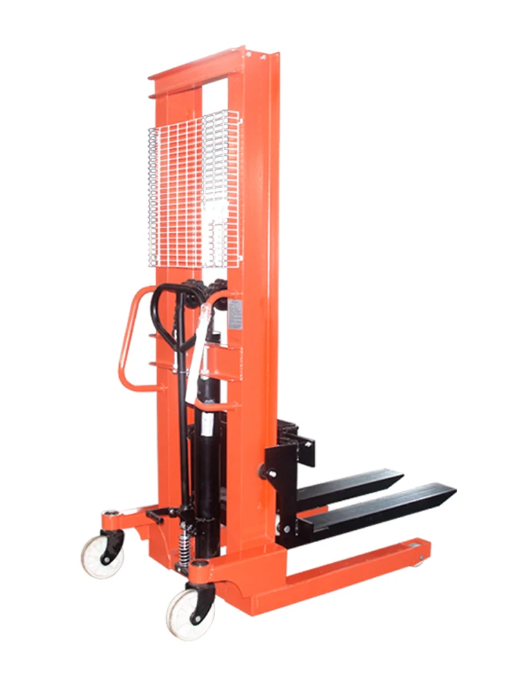 

Manual stacker forklift hydraulic lift lift truck small trolley 2 tons 3 tons loading and unloading truck forklift