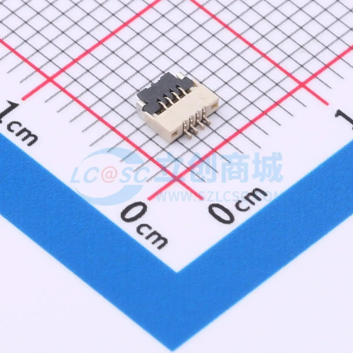 103pcs HC-FPC-05-10-4RLTAG SMD P 0.5mm 4P 0.5mm FFC FPC Connector