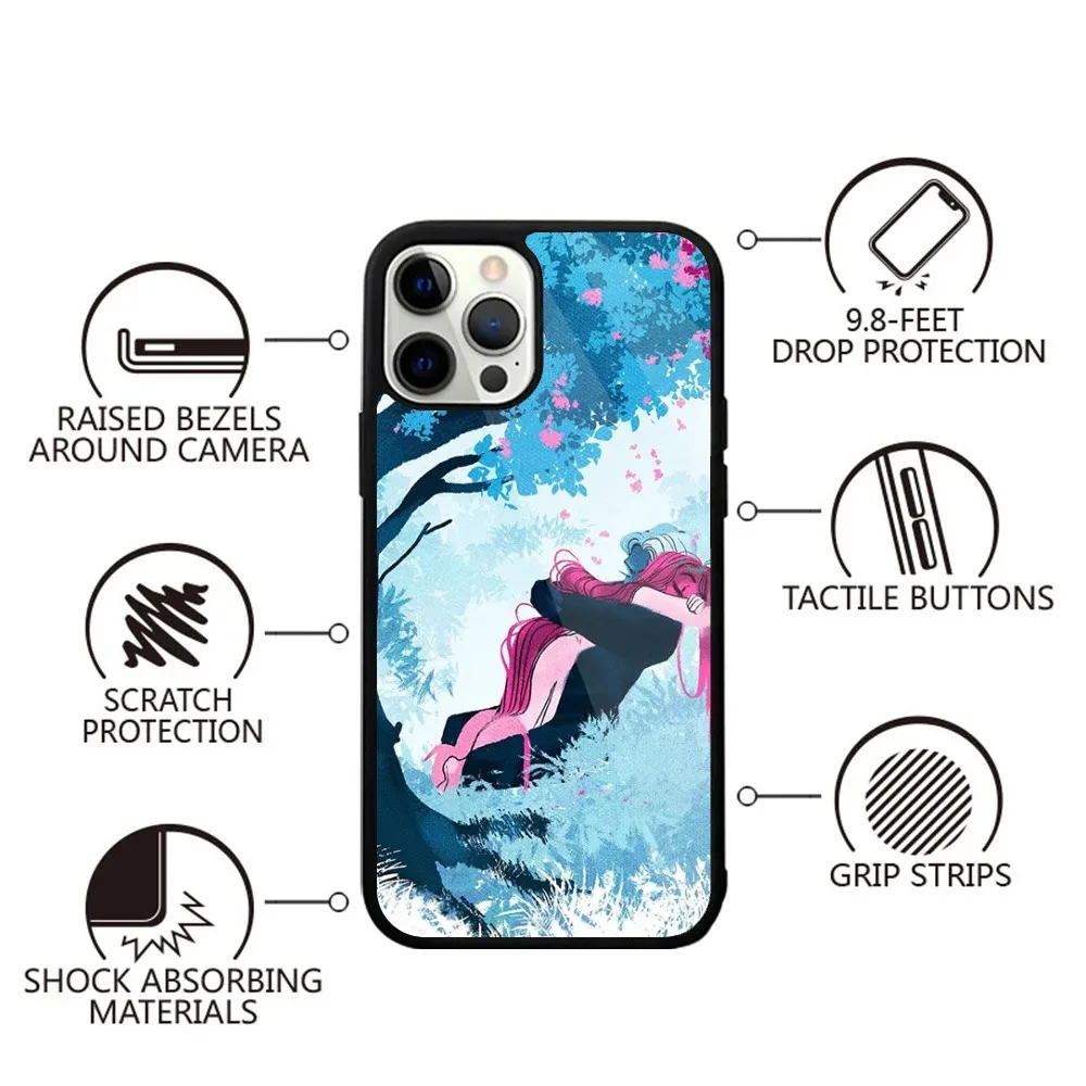 Lore Olympus  Phone Case Strong Magnetic For IPhone 16,15,14,13,Pro,Max,Plus,11,12,Mini For Magsafe Wireless Charging