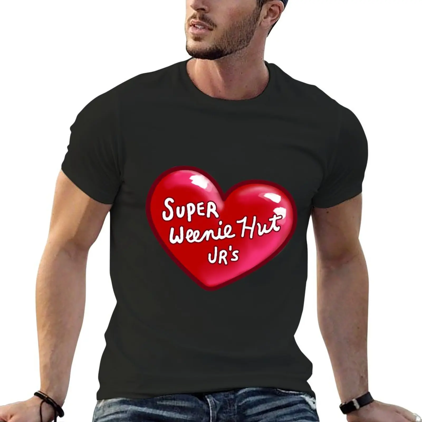 Super Weenie Hut Jrs T-Shirt graphic t shirt vintage customizeds vintage t shirts animal prinfor boys Men's cotton t-shirt