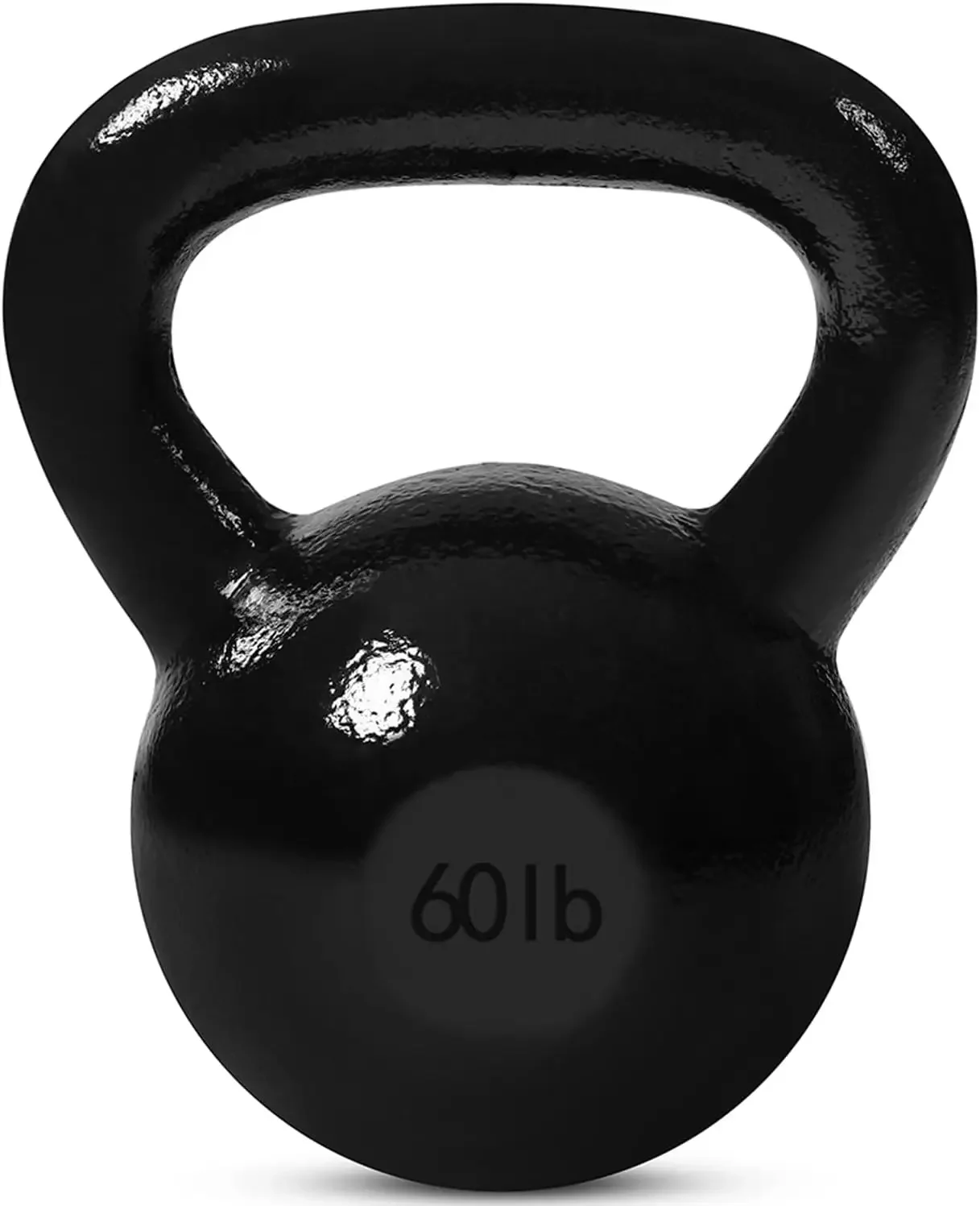 70LB Single  Kettlebell Weights Cast Iron/Kettlebells Powder Coated - Strength Training Home Gym  Full-body Exercises