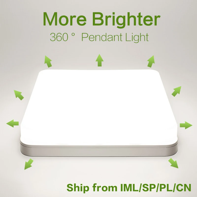 Marpou Square Led Ceiling lamp for living room bedroom Ultra thin Energy Saving Natural indoor lighting Ceiling lights for room