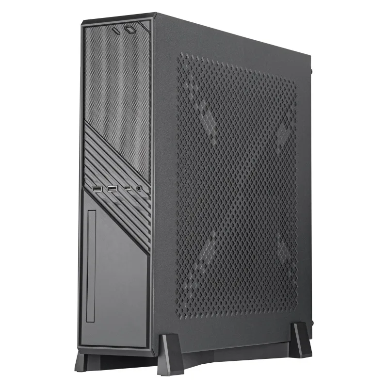 ML12 Thin ITX Long Graphics Card Large Power Supply 15.6 Liters Mini Desktop Chassis