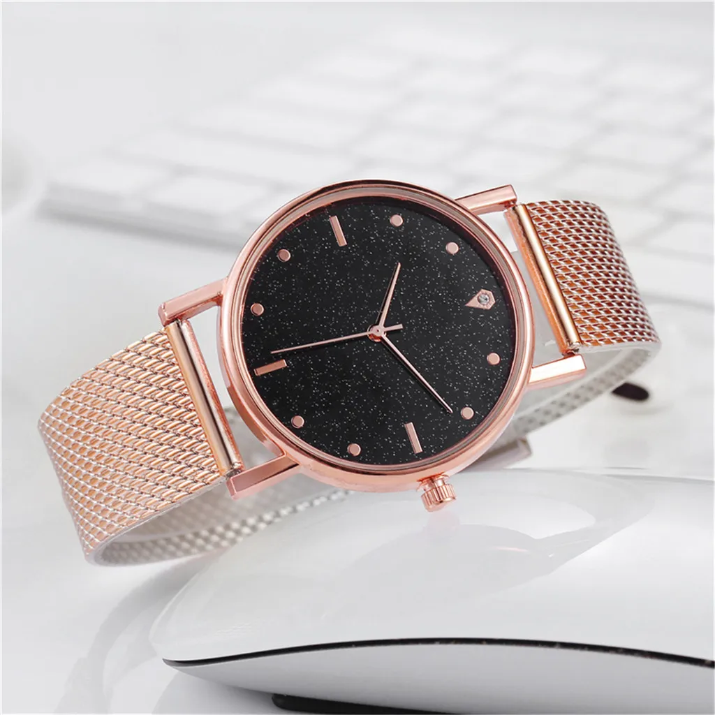 High-end Watch For Women Rose Gold Fashion Quartz Wrist Watches Luxury Brand Stainless Steel Watches Montres Relogio Feminino