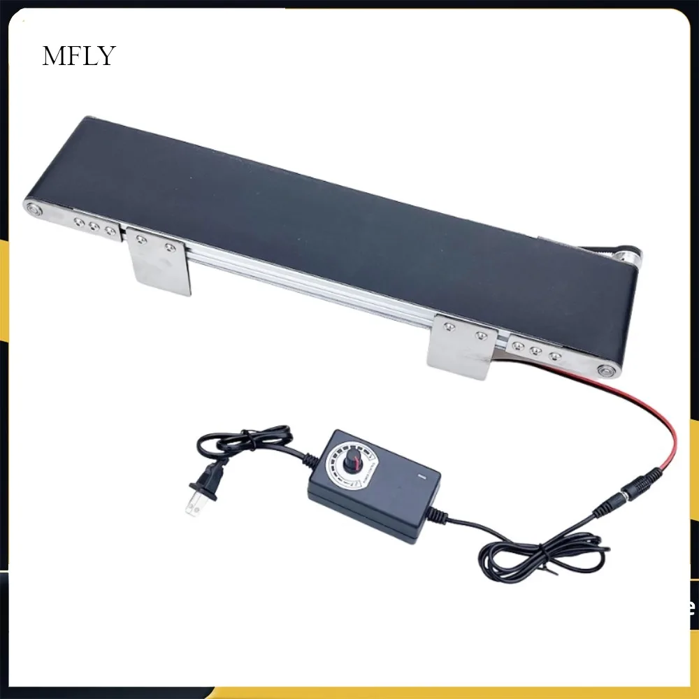 AC 100-240V Metal Desktop Conveyor Belt Small Assembly Line Electric Conveyor Student Friction Experiment Teaching Equipment