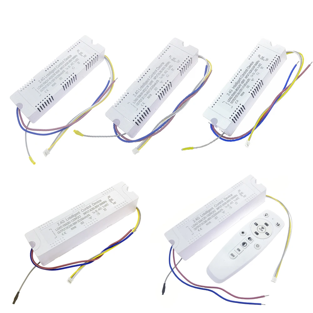 AC85-265V 2.4G Intelligent LED Driver 24-40Wx2 40-60Wx2 60-80Wx2 80-120Wx2 120-150Wx2 250mA Dimming Power Supply Transformer