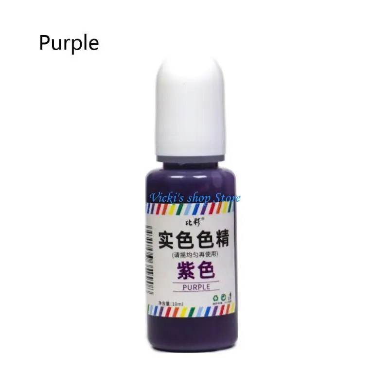 تلوين راتنج AB لأعمال الطلاء وصبغة راتنجات الإيبوكسي 12 لونًا 0.35 أونصة/10 مل