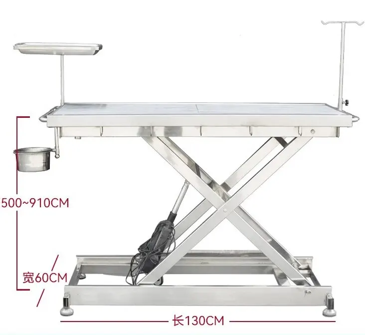 

304 Stainless Steel Bed Used Veterinary Surgery Medical Surgical Electric Obstetric Operating Theatre Battery Operated Table
