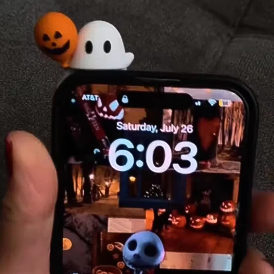 Figurina di fantasmi di Halloween Serie di Halloween Scatola cieca Decorazione originale dello schermo del telefono Regalo di compleanno Misteriosa sorpresa