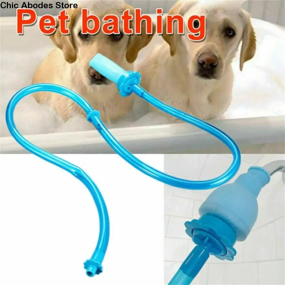 

Гибкий регулируемый душевой шланг, удлинитель для смесителя из АБС-пластика, силиконовый адаптер, эластичный шланг, синий портативный