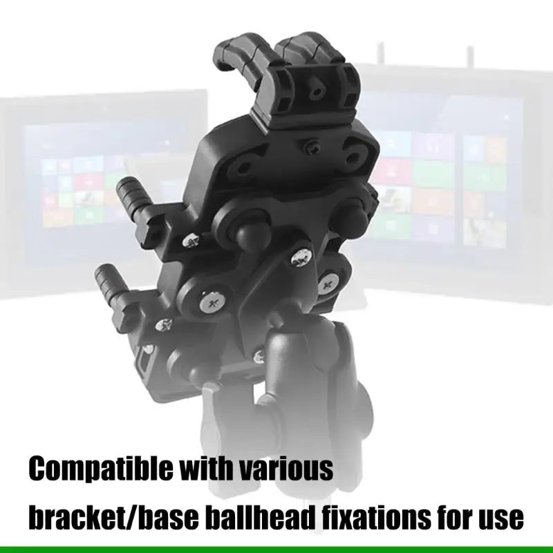 U55C 360 Degree Rotatable Motorcycle Phone Stand With Flexible 6cm Extension Arm