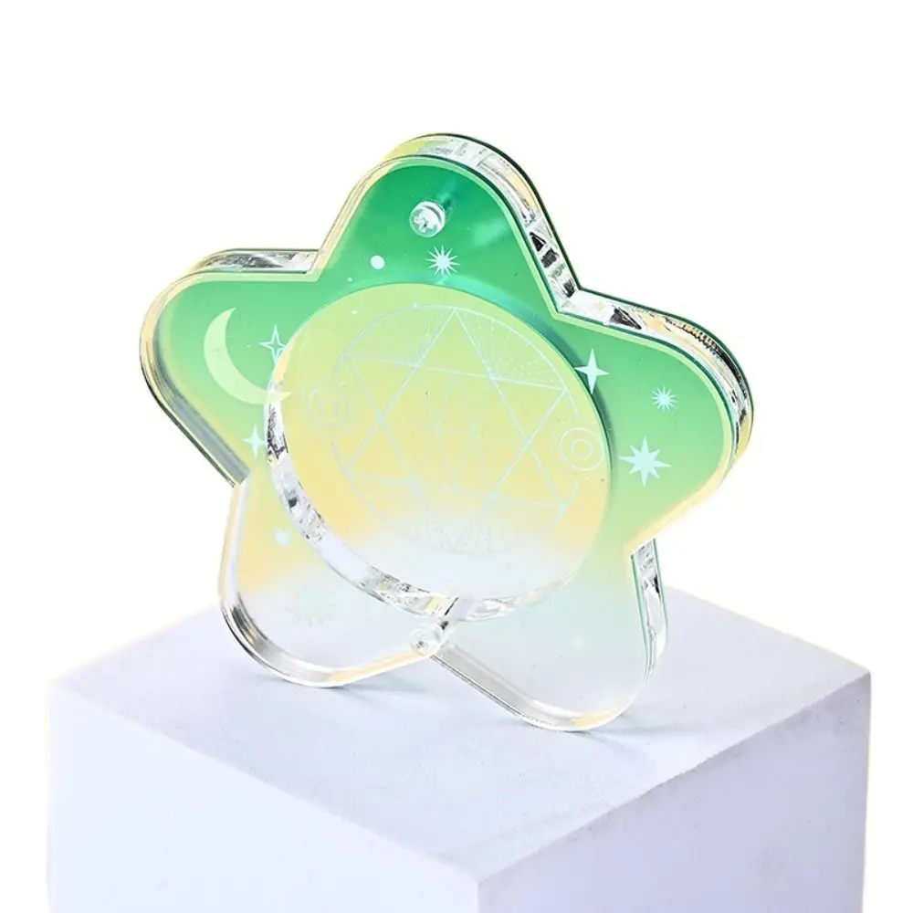 Japanese-Style Anime Badge Storage Box Mini Cartoon Badge Display Cases Portable Transparent Window Badge Protector Cover